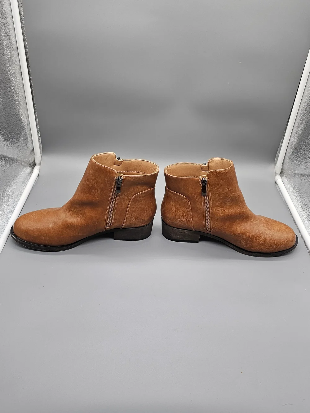 Dr. Scholl's Men's Tan Chukka Zip Boots